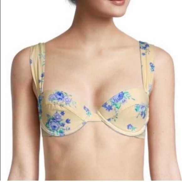 WeWoreWhat Golden Hour Floral Bikini - L - Picture 1 of 6